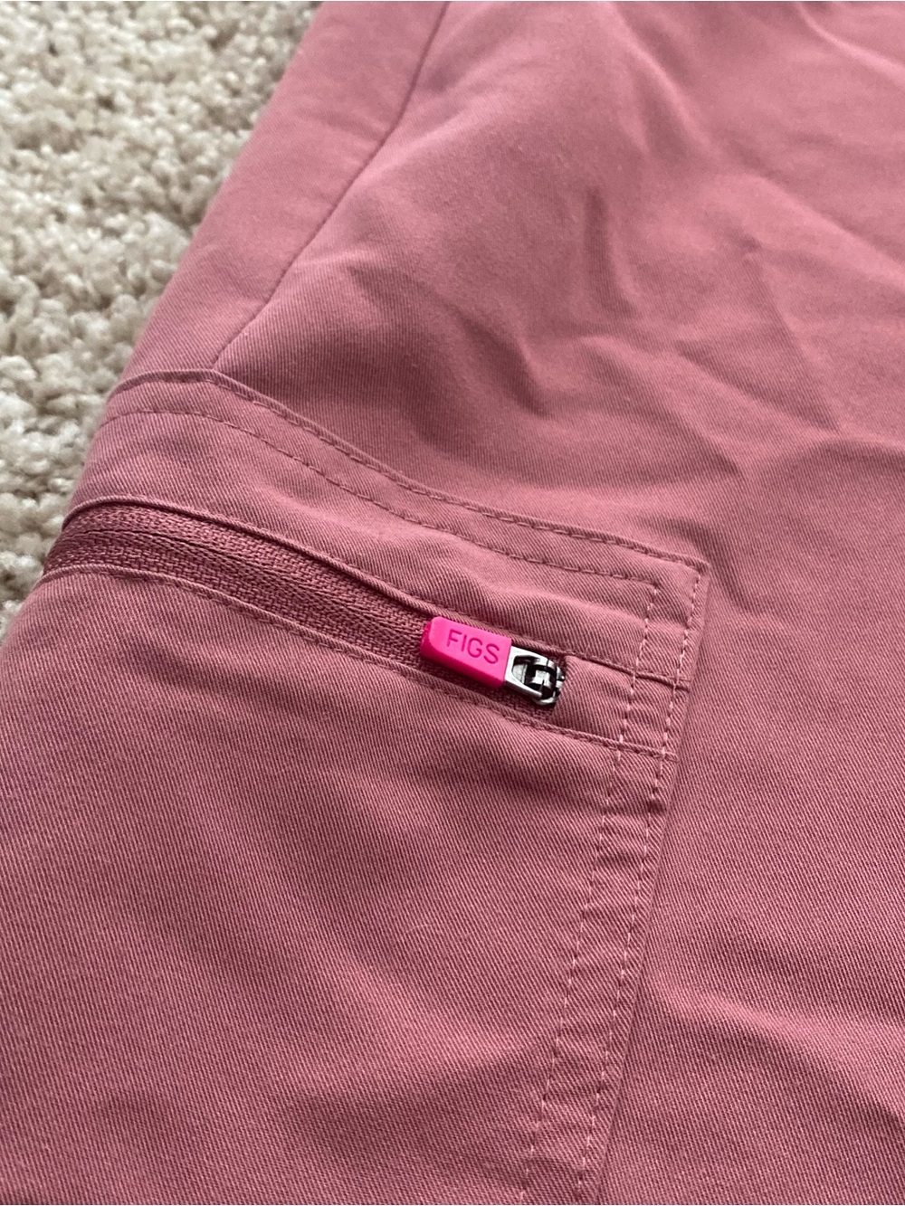 Figs Mauve Zamora Jogger Scrub Pants Small Pink Professional Nurse - Picture 3 of 9